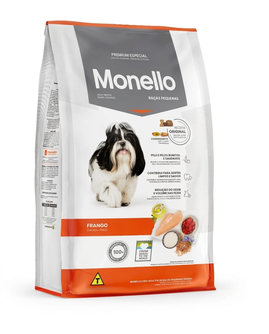 Monello perro adulto raza pequeña pollo