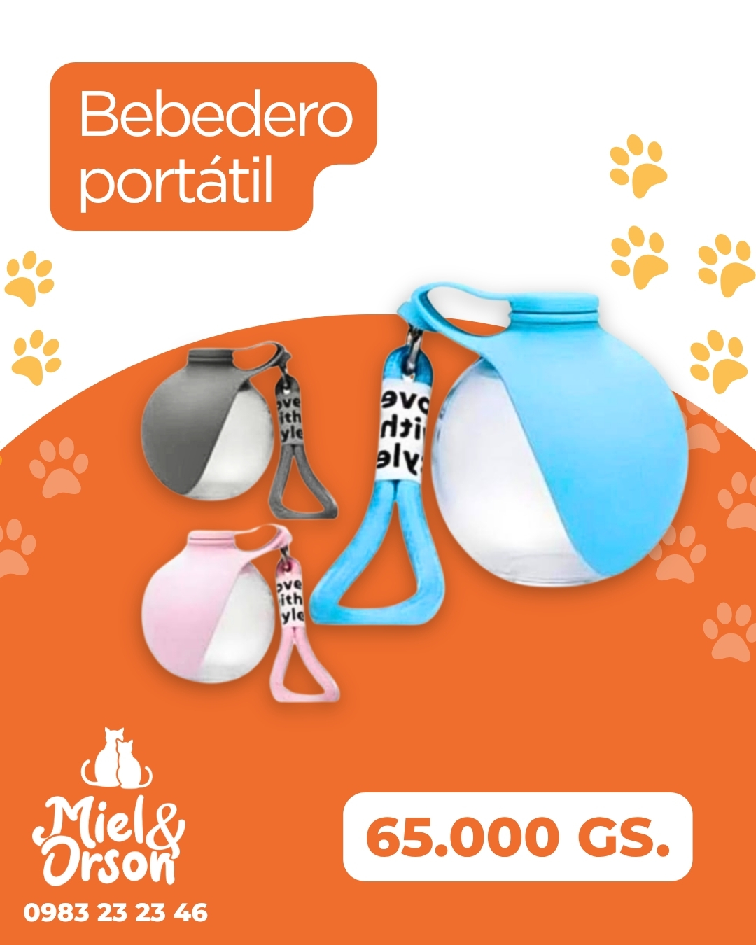 Bebedero Portátil para Mascotas