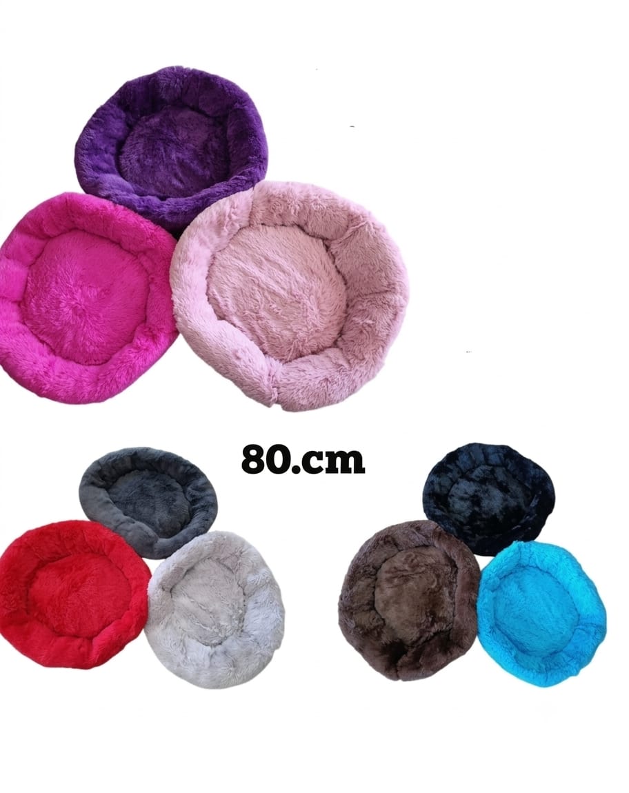 Cama Nube Acolchada para Mascotas 80 cm