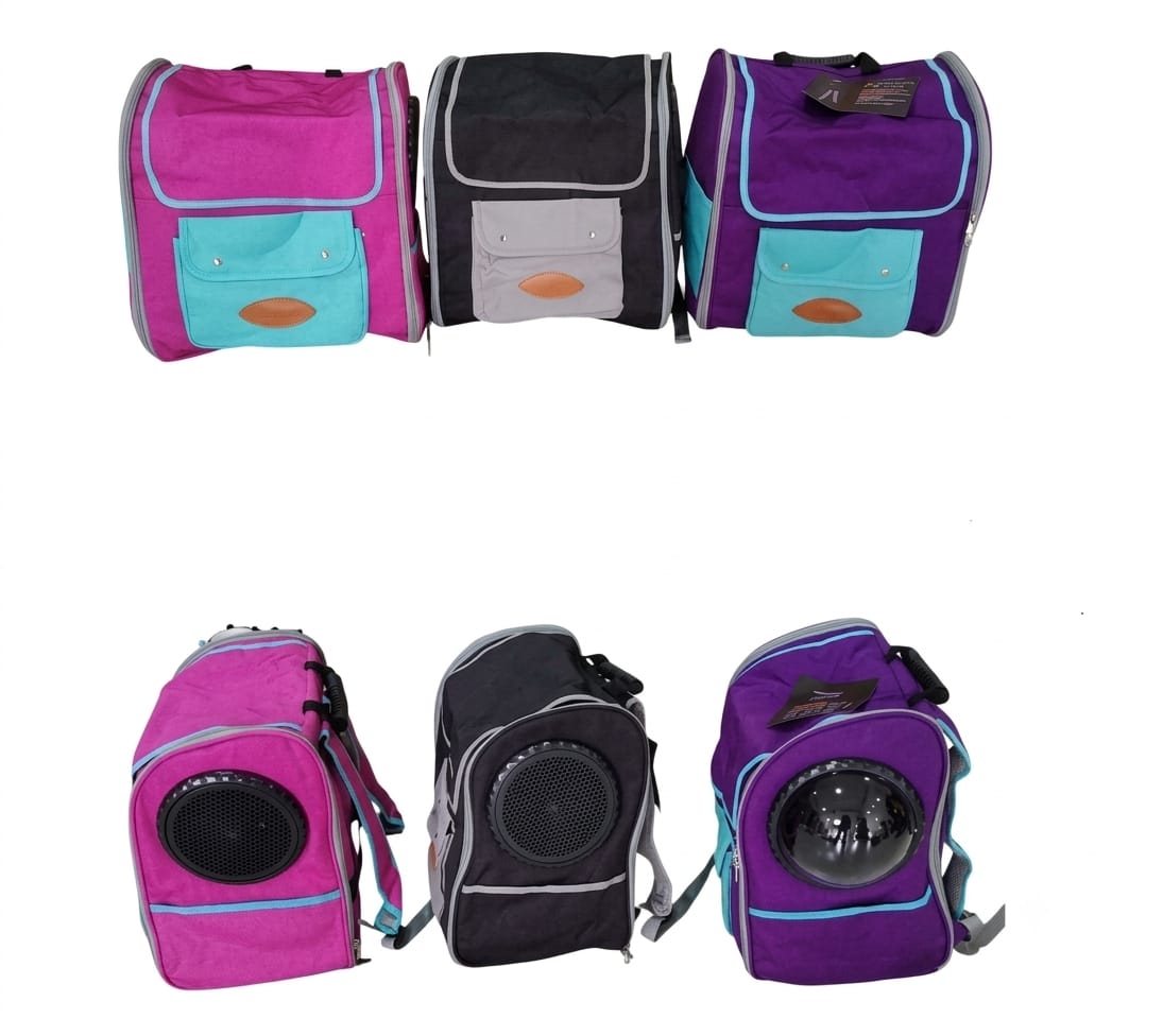 Mochila Transportadora con Ventana para Mascotas