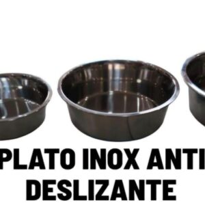 Plato de Acero Inoxidable Antideslizante