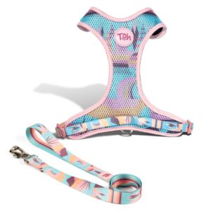 Set Toh Tribal - Arnés + Correa - Estampado Pastel