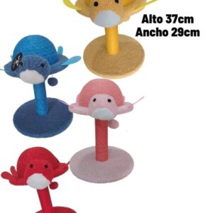 Rascador para Gatos - Diseño Tortuguita con Sisal