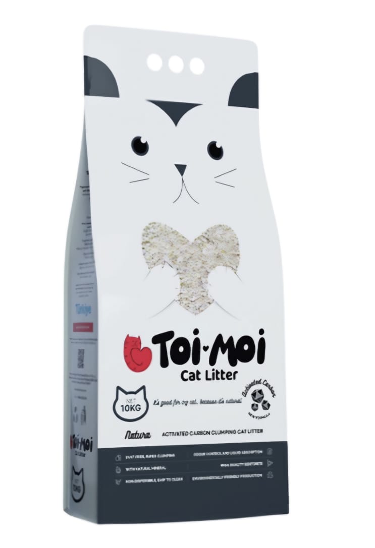 Arena Sanitaria Toi-Moi Cat Litter - Carbón Activado Aglomerante