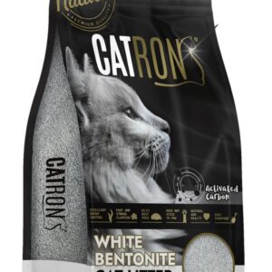 CATRON White Bentonite Cat Litter - Activated Carbon