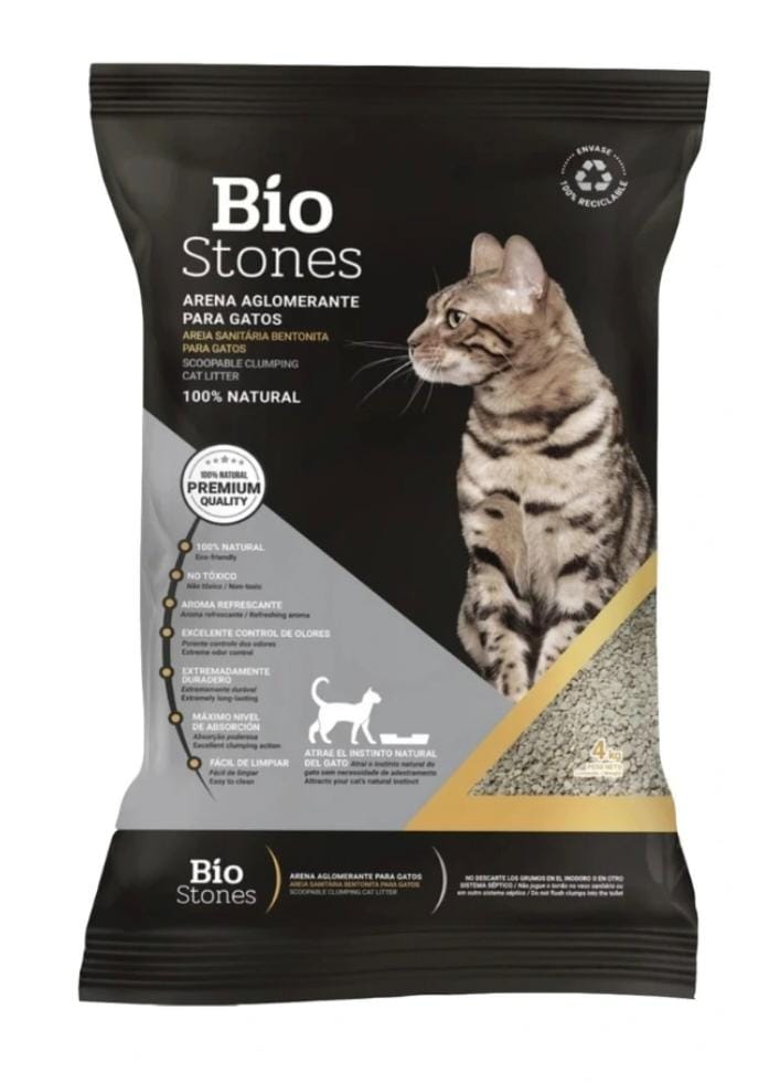 Bio stones Arena Natural Aglomerante para Gatos