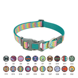Collar para Perros Ajustable | Diseño Étnico Colorido, Resistente y Lavabl
