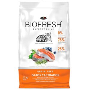 BIOFRESH GRAIN FREE GATOS CASTRADOS - Salmón