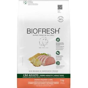 BIOFRESH SUPER PREMIUM NATURAL PERRO ADULTO PORTE PEQUEÑO Y MINI SABOR LOMO, ANANÁ, ARROZ INTEGRAL Y HIERBAS
