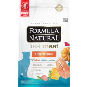 FÓRMULA NATURAL FRESH MEAT GATOS CASTRADOS SABOR SALMÓN, CALABAZA Y CÚRCUMA - GRAIN FREE