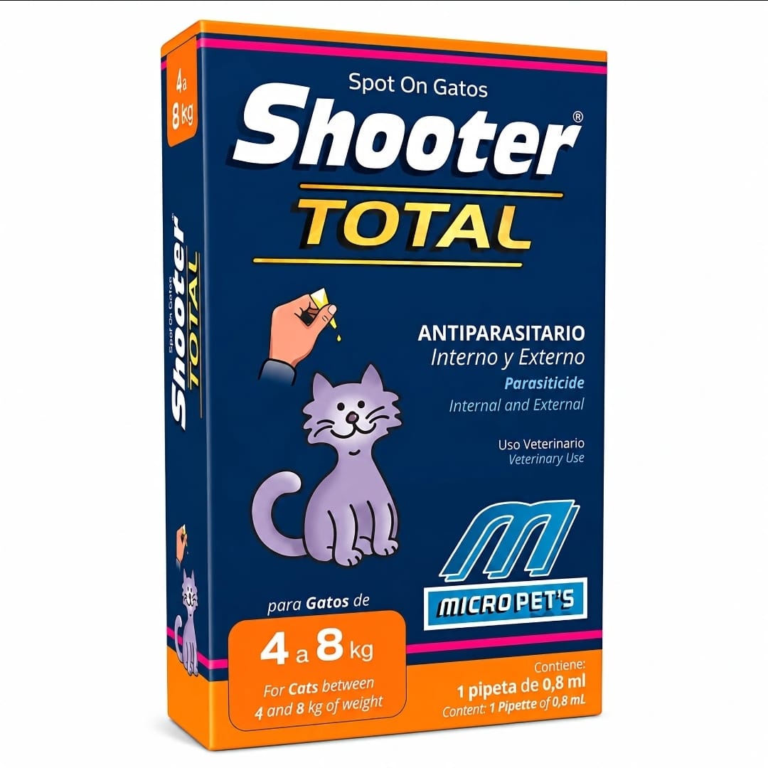 SHOOTER TOTAL SPOT ON PARA GATOS 4 A 8 KG