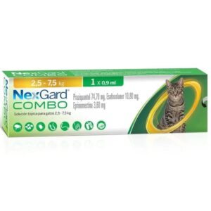 NEXGARD COMBO PARA GATOS - 2.5- 7.5kg