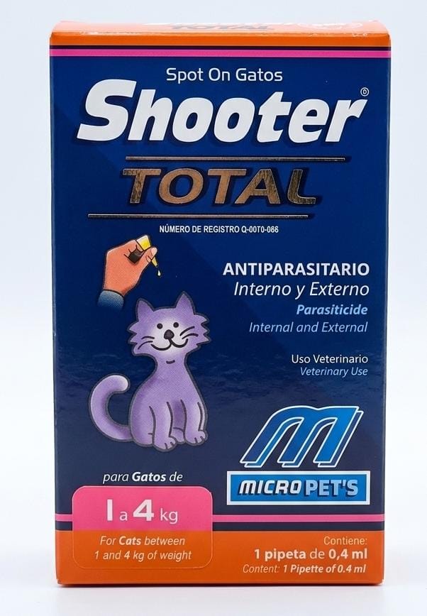 SHOOTER TOTAL SPOT ON PARA GATOS 1 A 4 KG