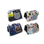 Bolso Transportador para Gatos y Perros Pequeños - Con Ventilación Lateral y Diseños Estampados