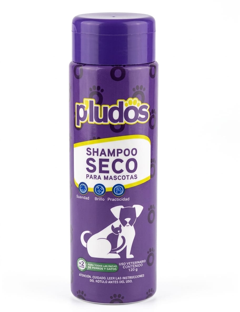 Shampoo Seco P’LUDOS para Perros y Gatos