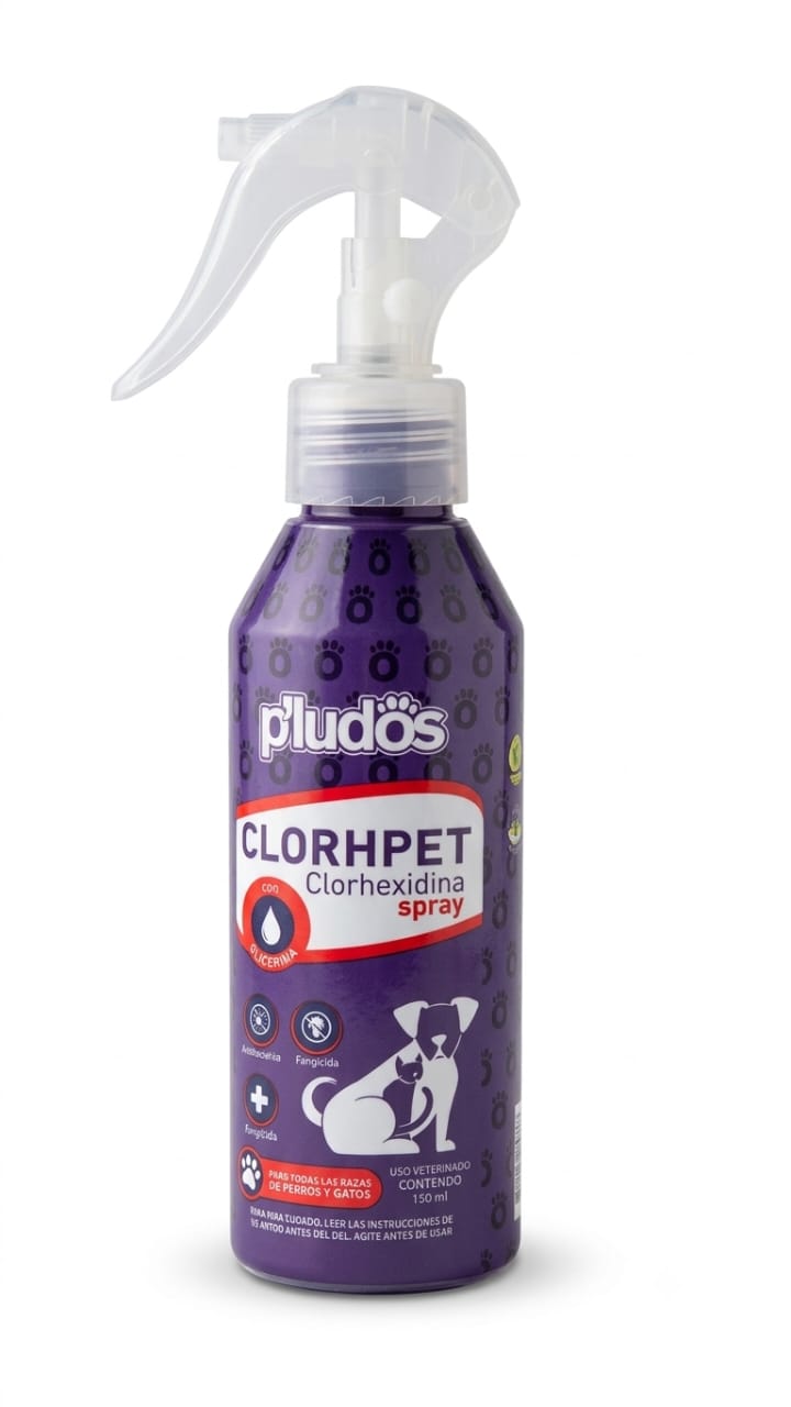 Clorhpet P’LUDOS Spray con Clorhexidina para Perros y Gatos