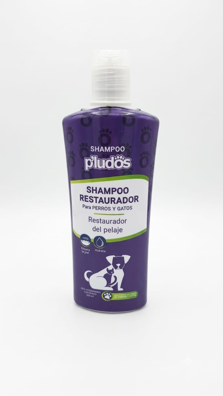 Shampoo Restaurador P’LUDOS para Perros y Gatos