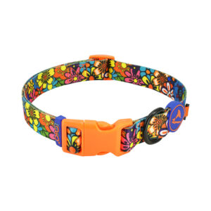 Collar Ajustable DOCO para Perros con Estampado Floral