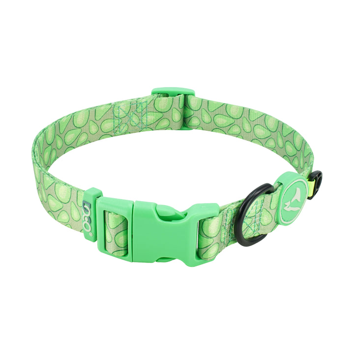 Collar Ajustable DOCO para Perros con Estampado de Aguacates