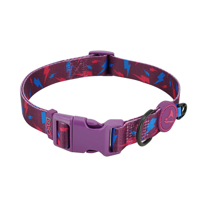 Collar Ajustable DOCO para Perros con Estampado de Rayos