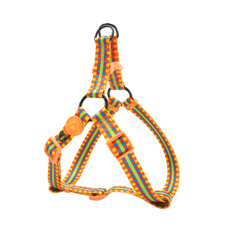 Arnés Ajustable DOCO para Perros con Diseño Cuadriculado