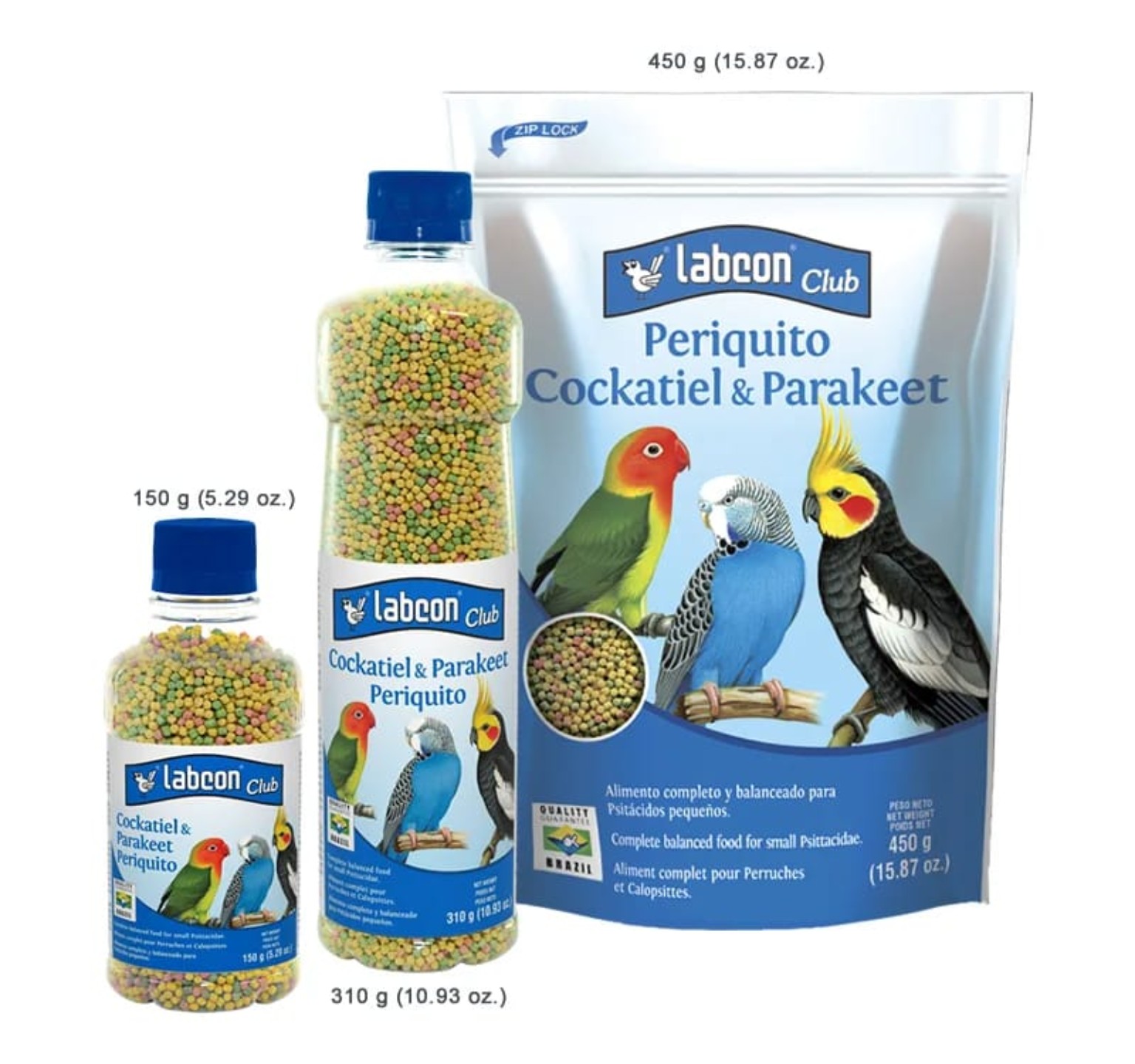 Labcon Club Periquito – Alimento para Periquitos y Ninfas