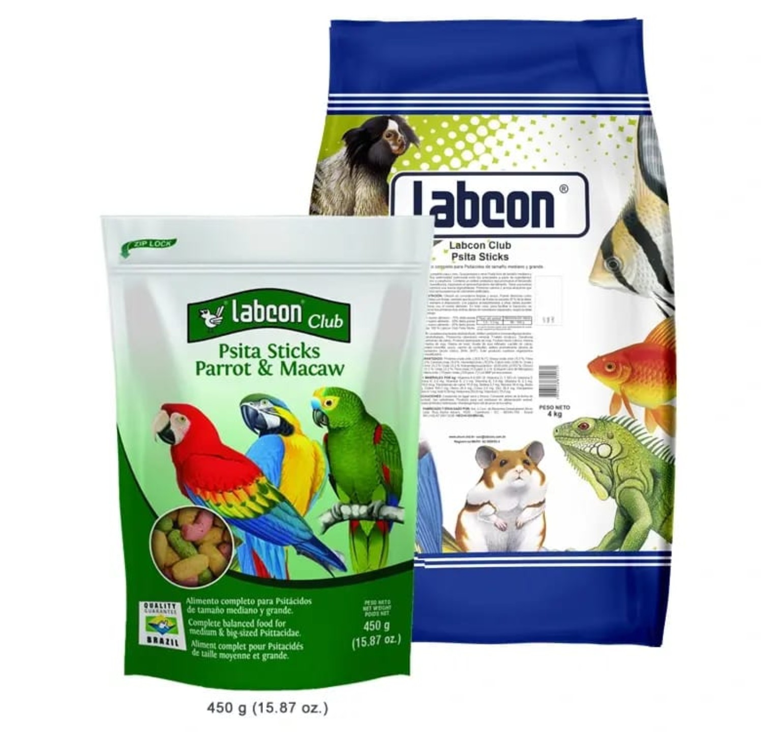 Labcon Club Psita Sticks – Alimento para Loros y Guacamayos